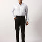 Park Avenue Regular Fit Striped Medium Blue Shirt