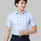 Men Regular Fit Blue Shirt