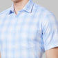 Men Regular Fit Blue Shirt