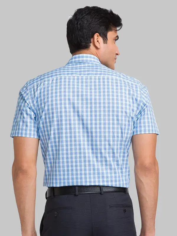Men Regular Fit Blue Shirt