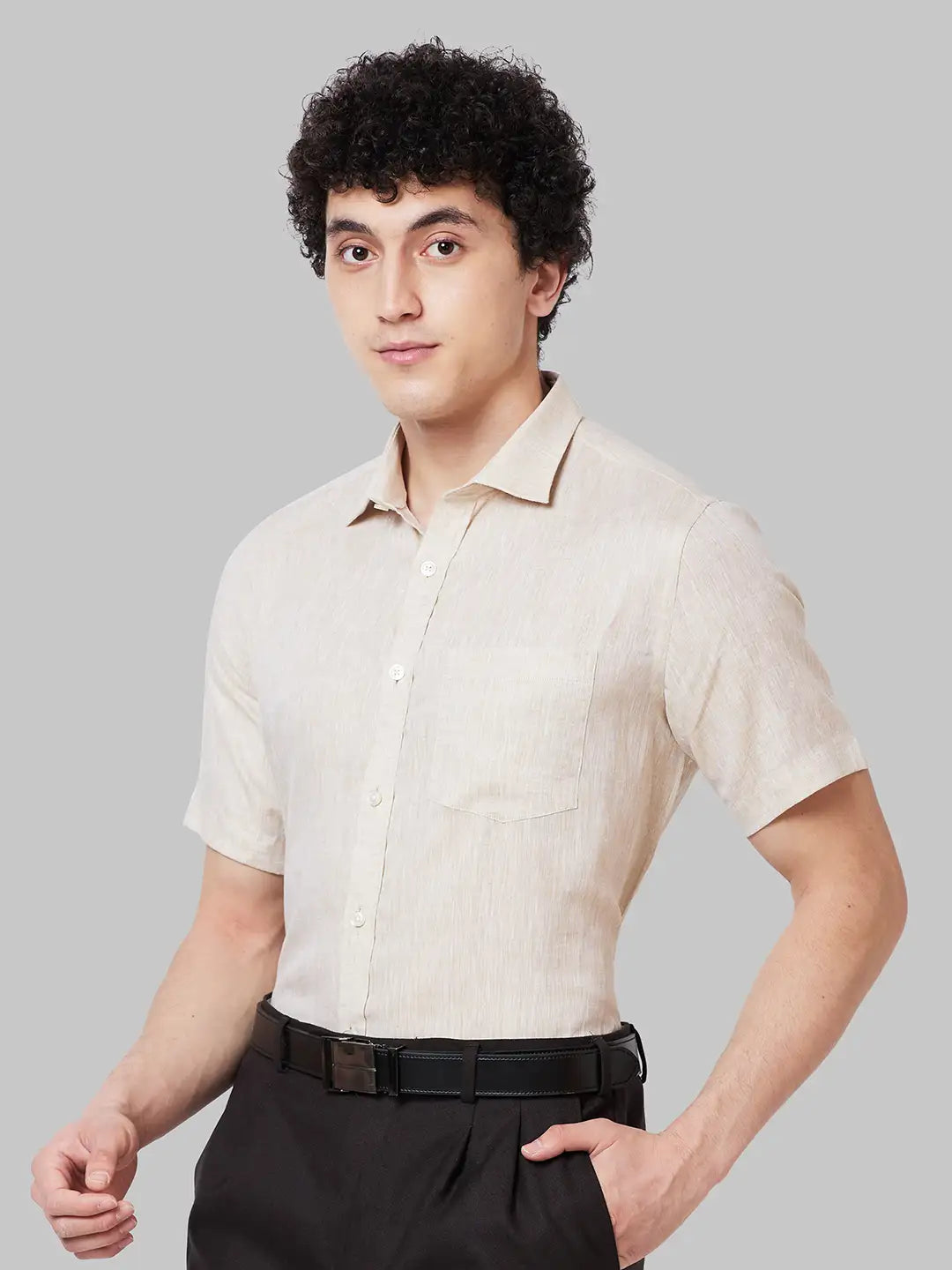 Men Regular Fit White Shirt