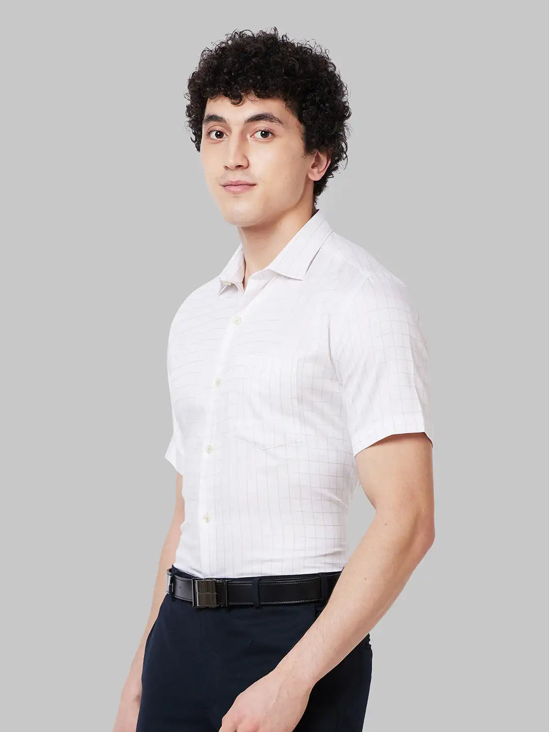 Men Contemporary Fit Black Shirt