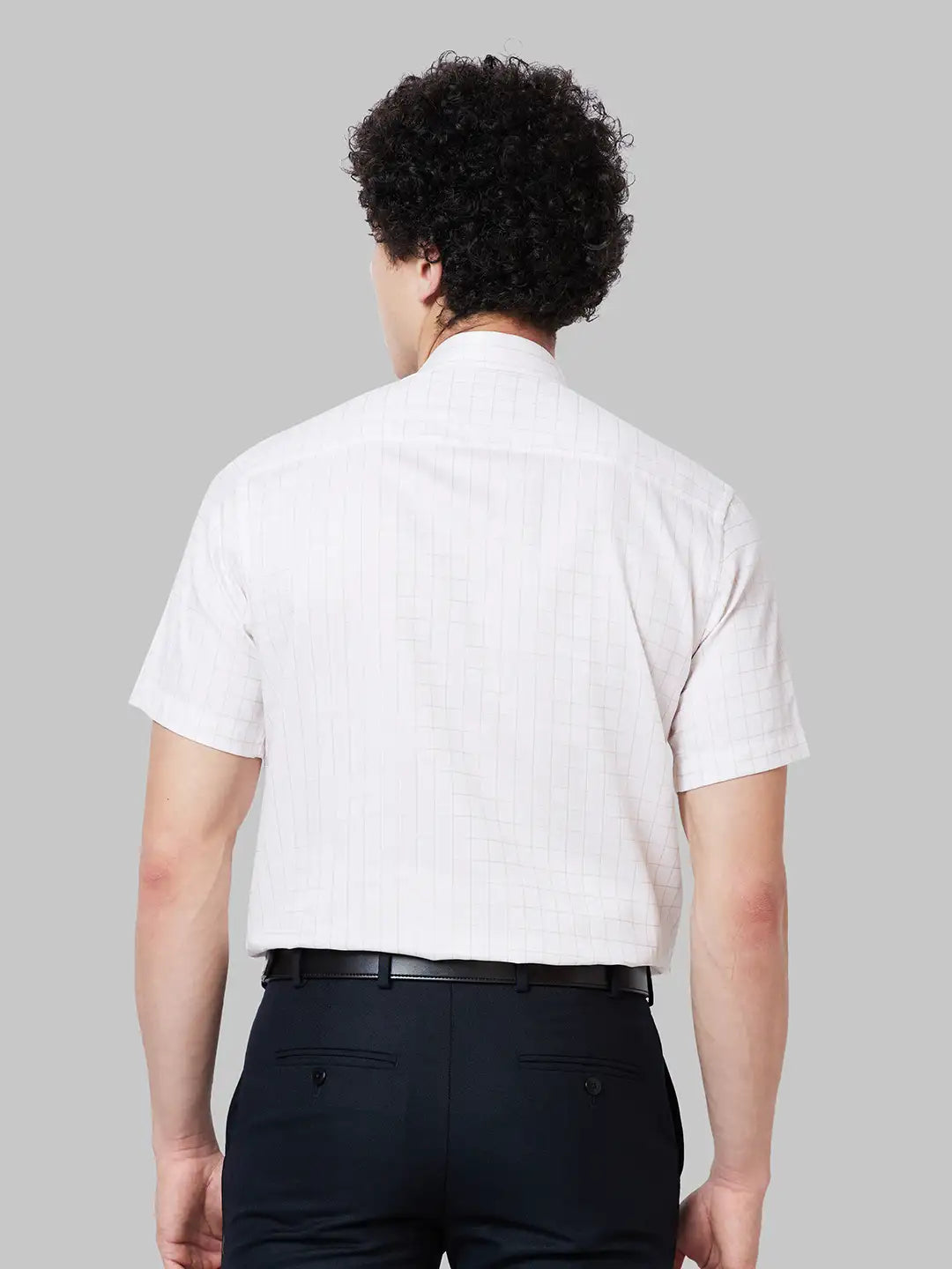 Men Contemporary Fit Black Shirt