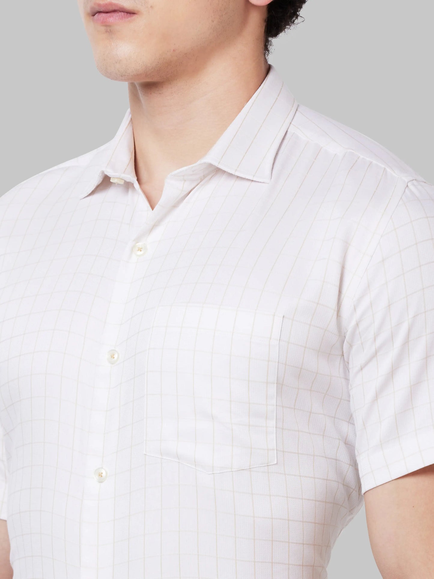 Men Contemporary Fit Black Shirt
