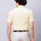 park avenue Men Fawn Structure Slim Fit Cotton Shirts