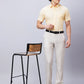 park avenue Men Fawn Structure Slim Fit Cotton Shirts