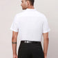 Park Avenue Men Blue Solid Regular Fit Cotton Half Sleeve Cutaway Collar Shirt
