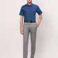 Park Avenue Men Red Solid Regular Fit Cotton Half Sleeve Cutaway Collar Shirt