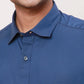 Park Avenue Men Red Solid Regular Fit Cotton Half Sleeve Cutaway Collar Shirt