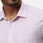 Park Avenue Regular Fit Solid Medium Violet Shirt