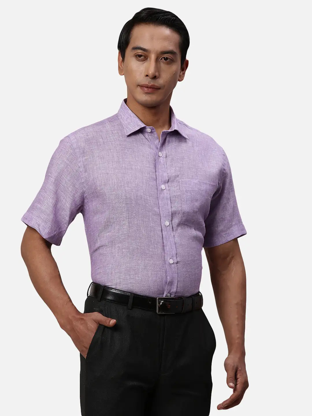 Park Avenue Regular Fit Solid White Shirt
