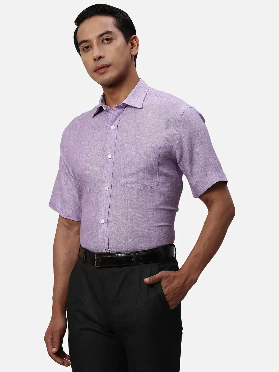 Park Avenue Regular Fit Solid White Shirt