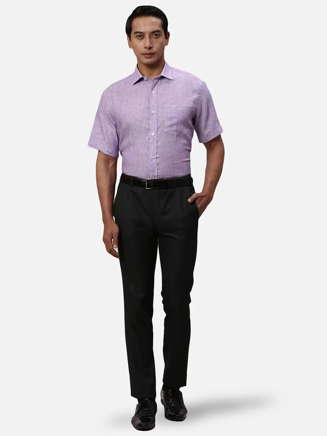 Park Avenue Regular Fit Solid White Shirt