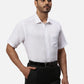 Park Avenue Regular Fit Checkered Medium Blue Shirt