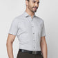 Park Avenue Men Brown Checks Regular Fit Cotton Half Sleeve Ainsley Collar Shirt