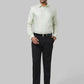 Park Avenue Men Petrol Structure Slim Fit Polyester Blend Shirt