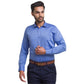 Men Slim Fit Dark Blue Shirt