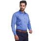 Men Slim Fit Dark Blue Shirt