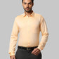 Men Slim Fit Dark Orange Shirt