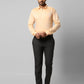 Men Slim Fit Dark Orange Shirt