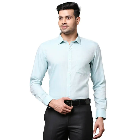 Men Slim Fit Medium Violet Shirt