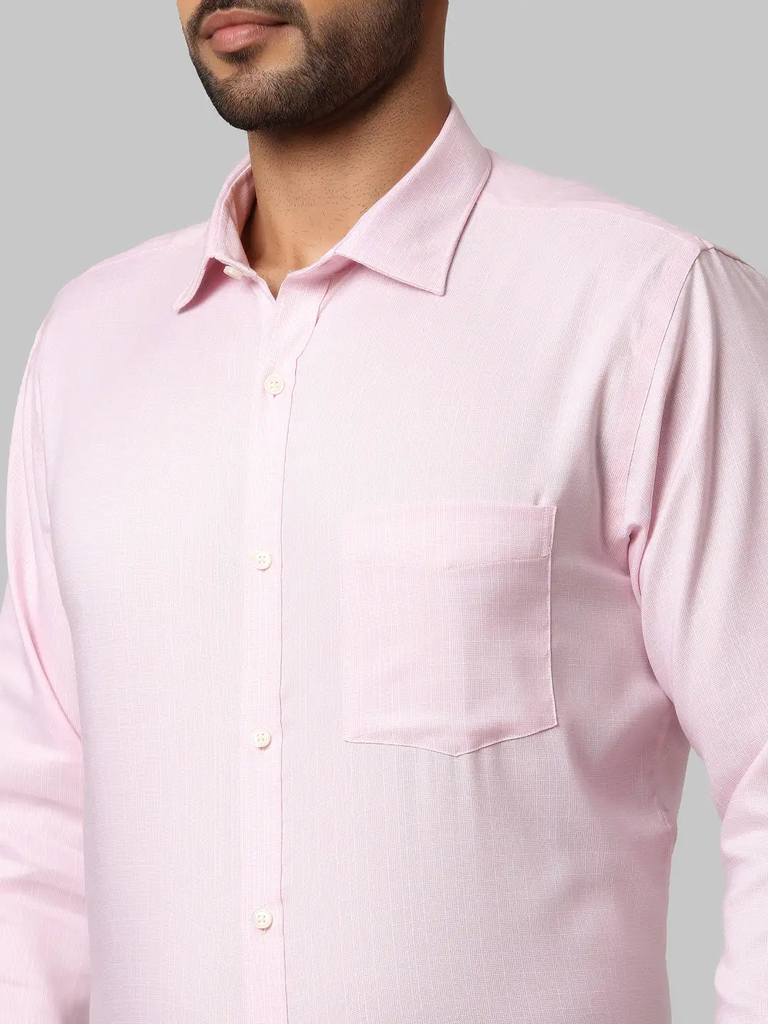 Men Slim Fit Violet Shirt