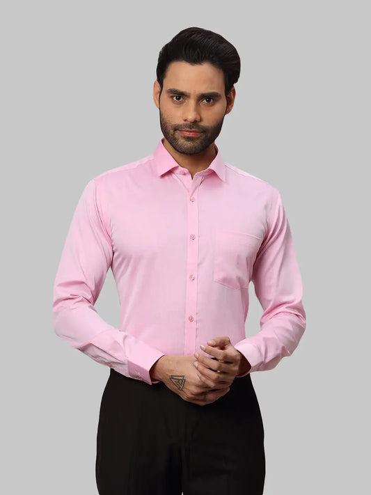 Men Slim Fit Light Blue Shirt