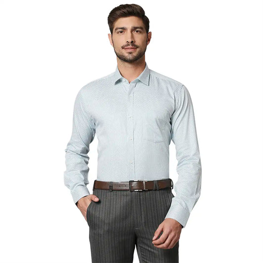 Men Slim Fit Medium Fawn Shirt