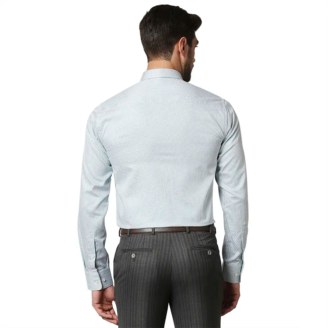 Men Slim Fit Medium Fawn Shirt