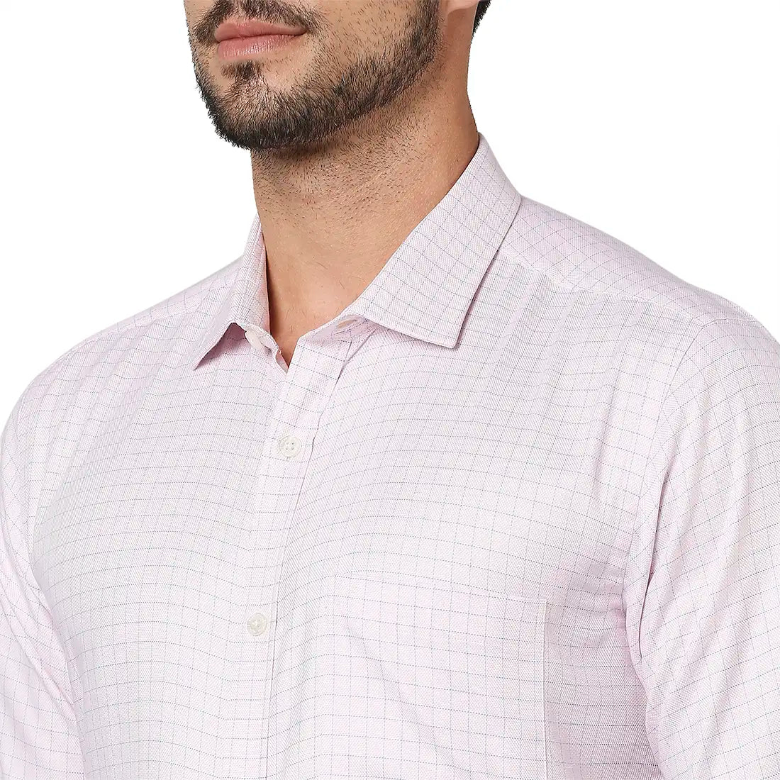 Men Slim Fit Medium Blue Shirt