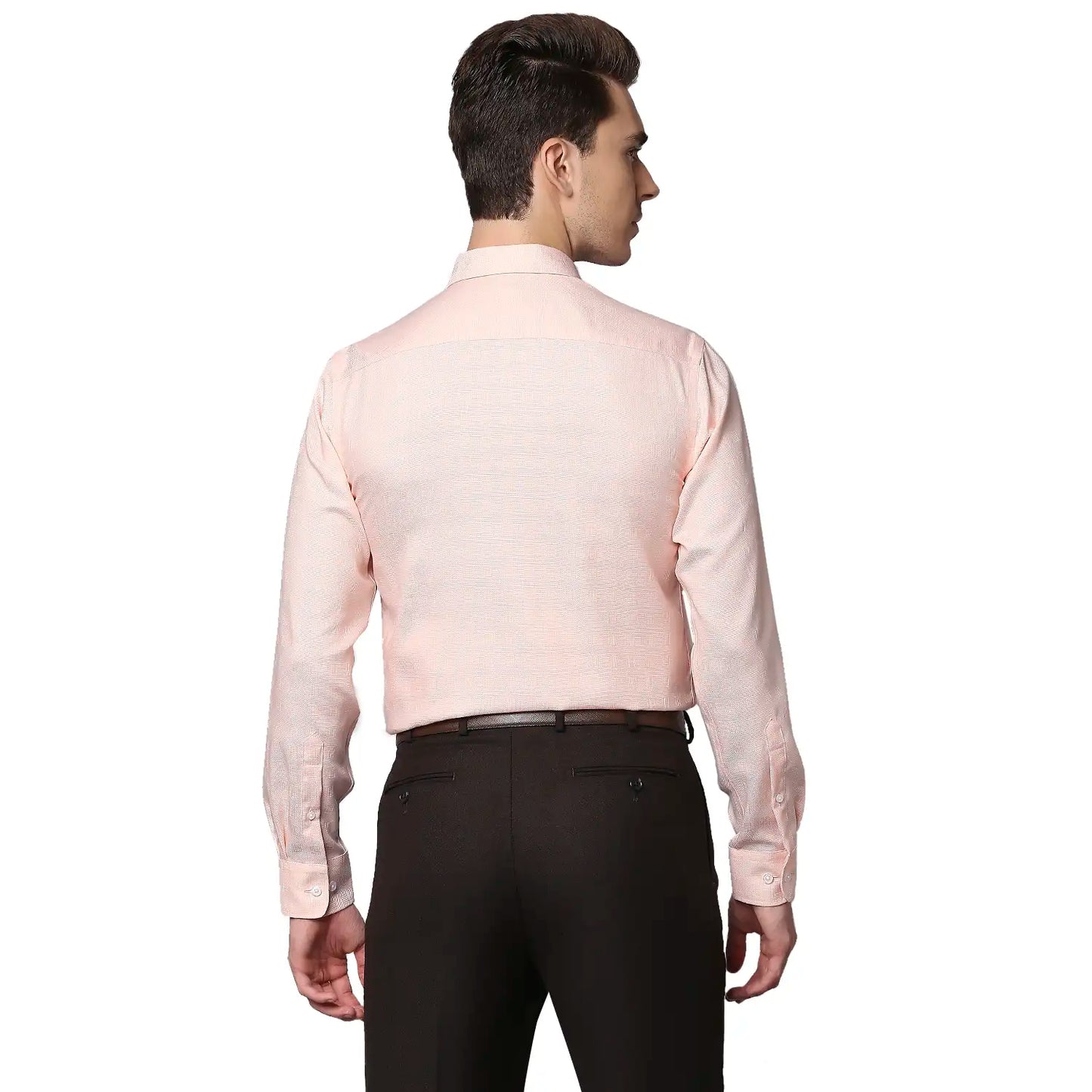 Men Slim Fit Light Blue Shirt