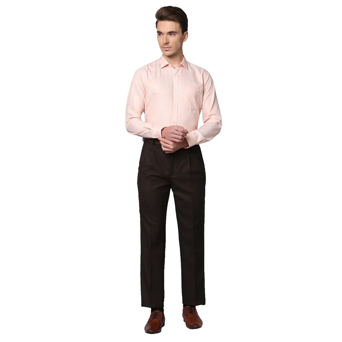 Men Slim Fit Light Blue Shirt
