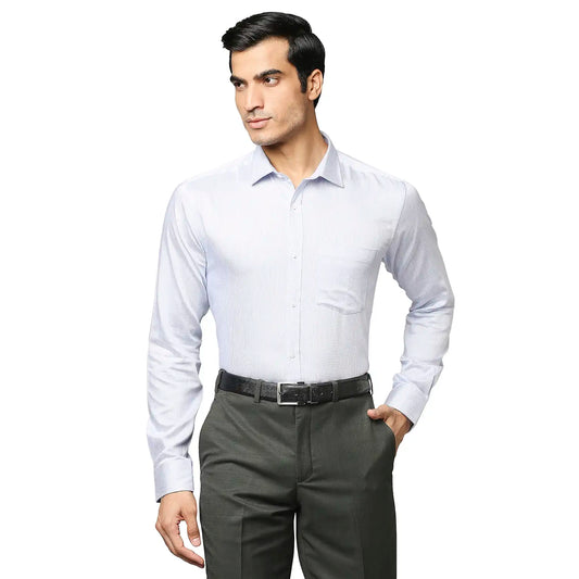 Men Slim Fit Light Red Shirt