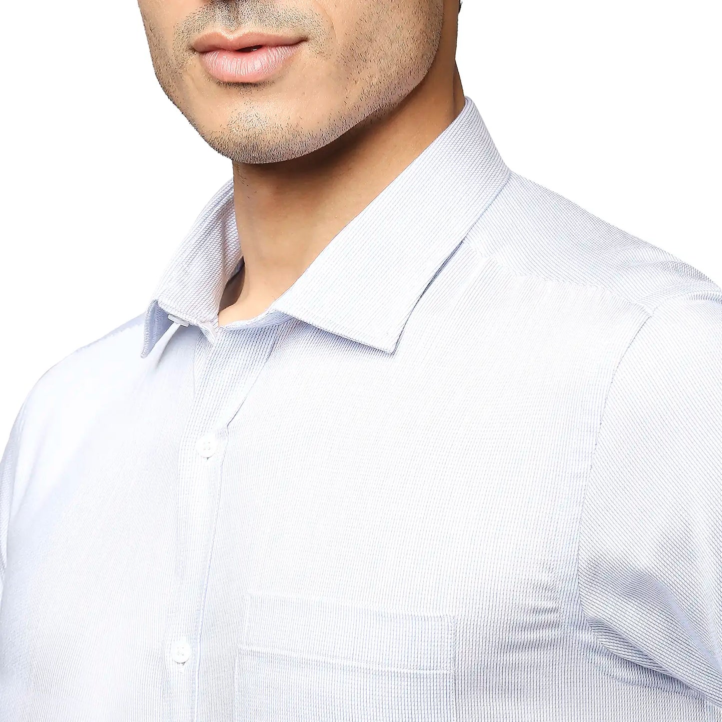 Men Slim Fit Light Red Shirt