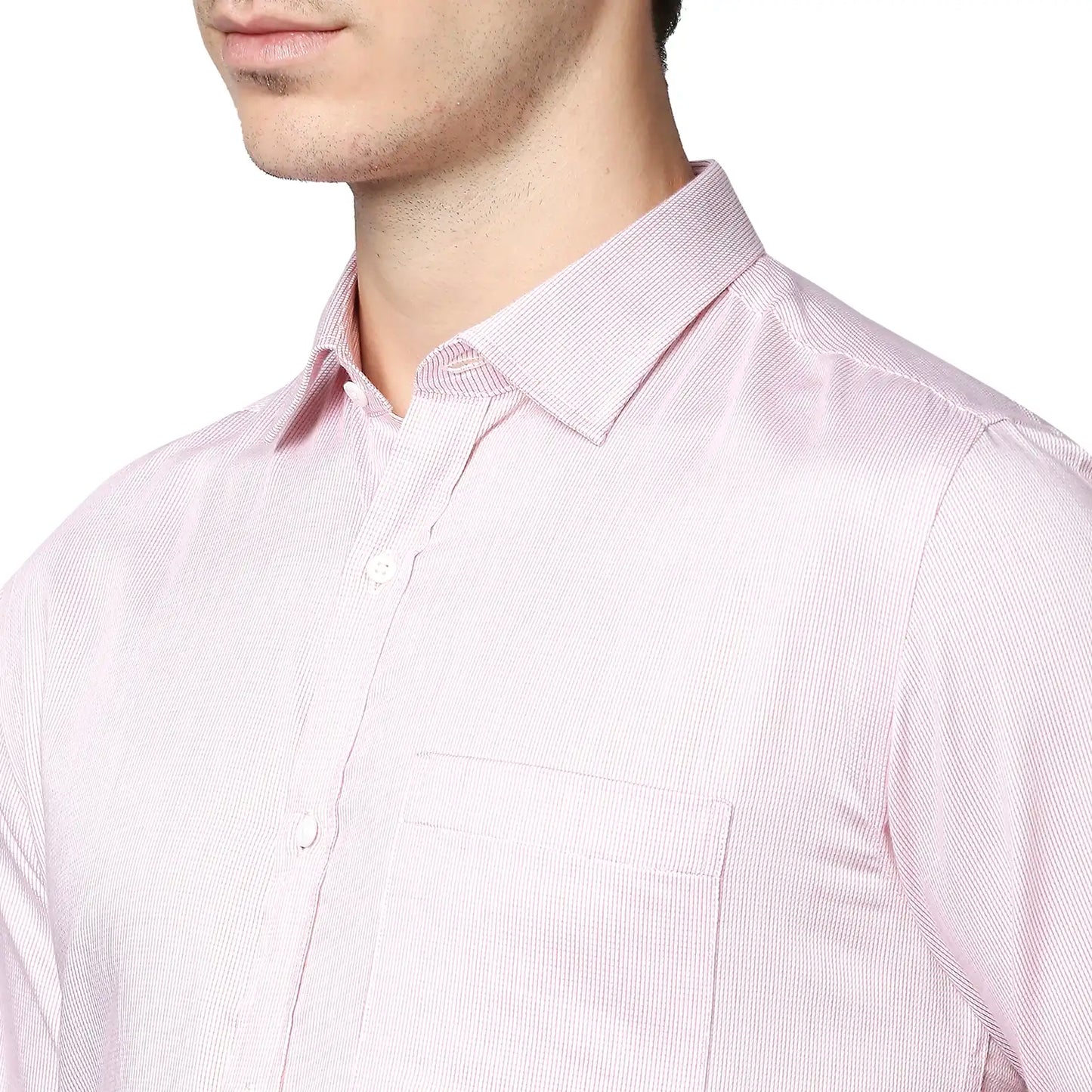 Men Slim Fit Light Blue Shirt