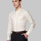 Men Slim Fit White Shirt