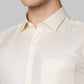 Men Slim Fit White Shirt