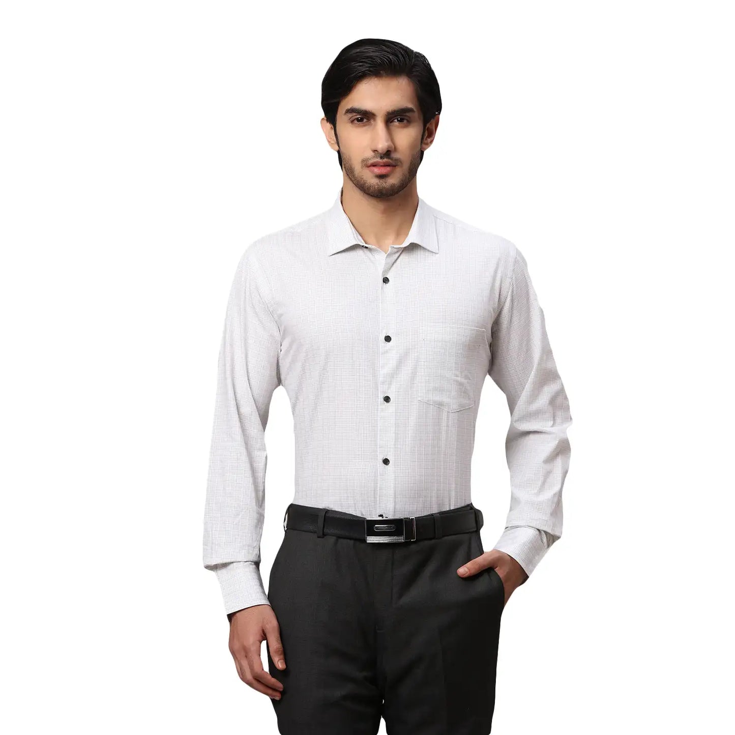 Men Slim Fit Blue Shirt