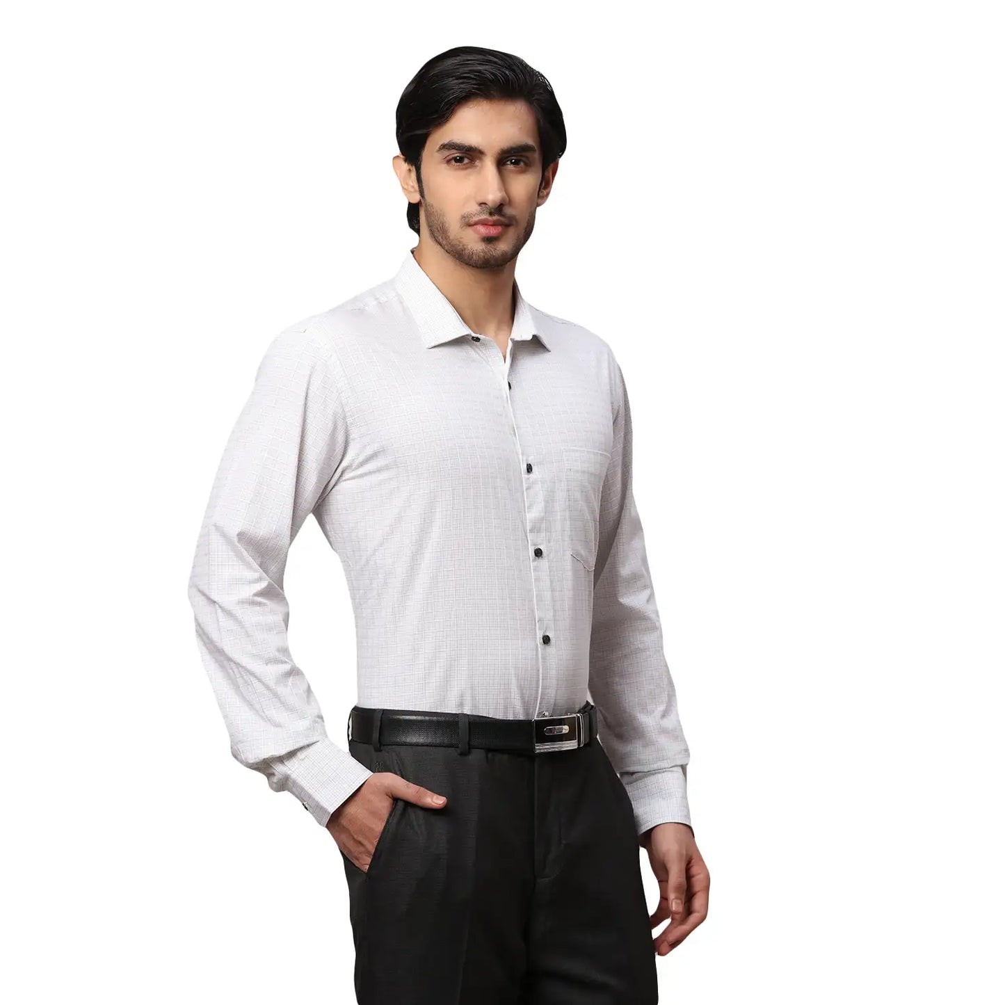 Men Slim Fit Blue Shirt