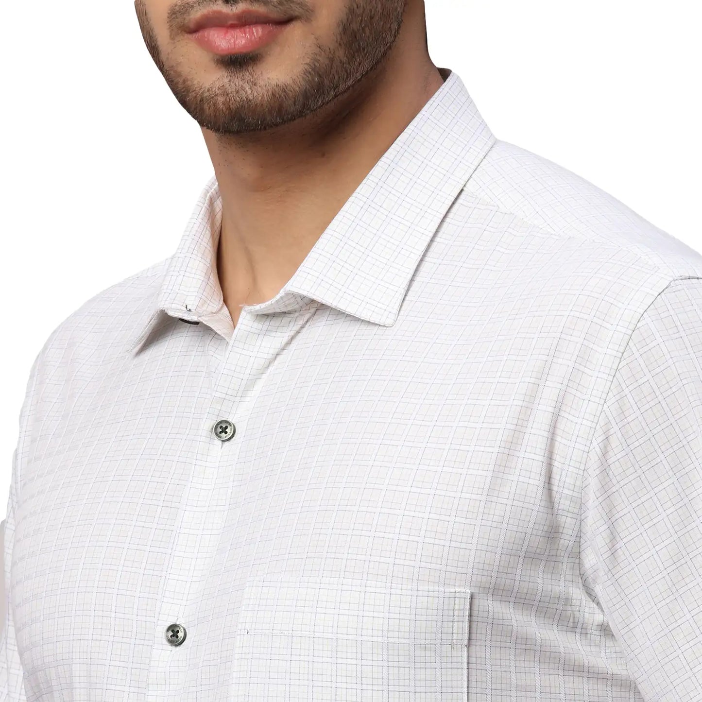 Men Slim Fit Blue Shirt