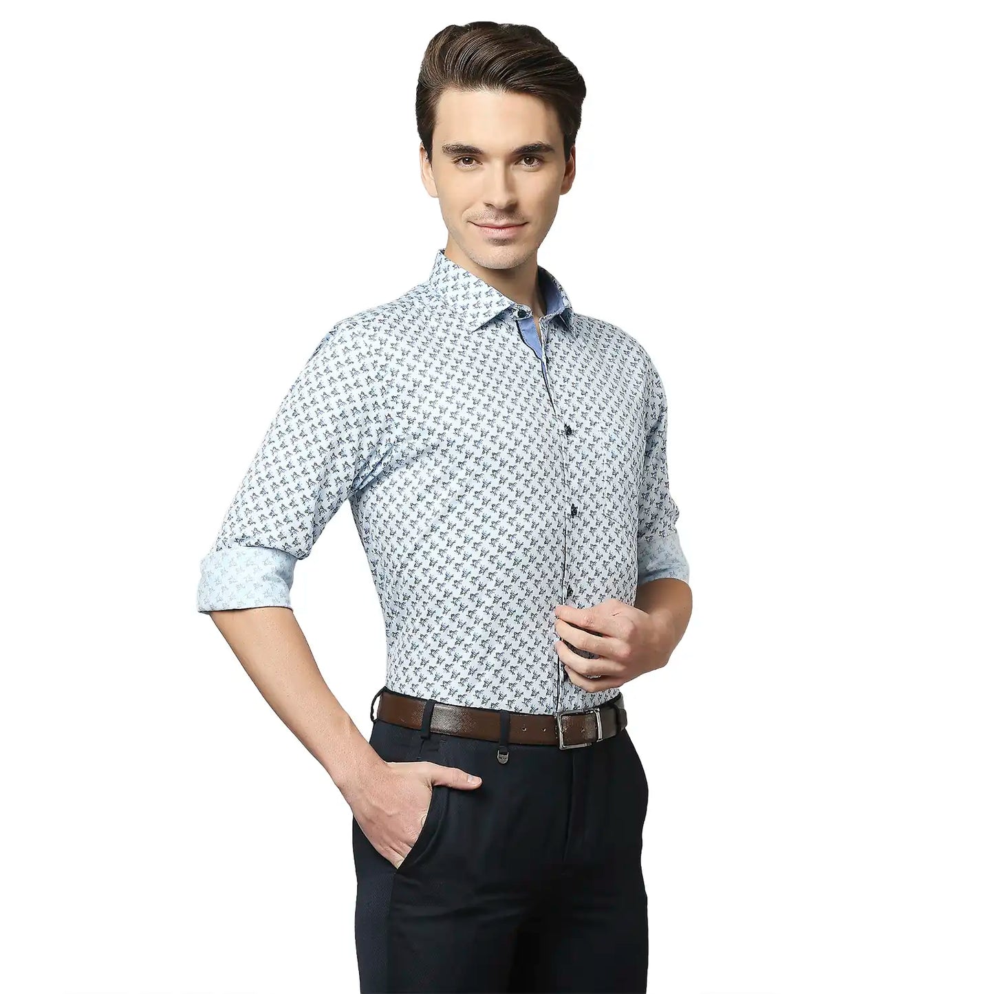 Park Avenue Light Blue Shirts