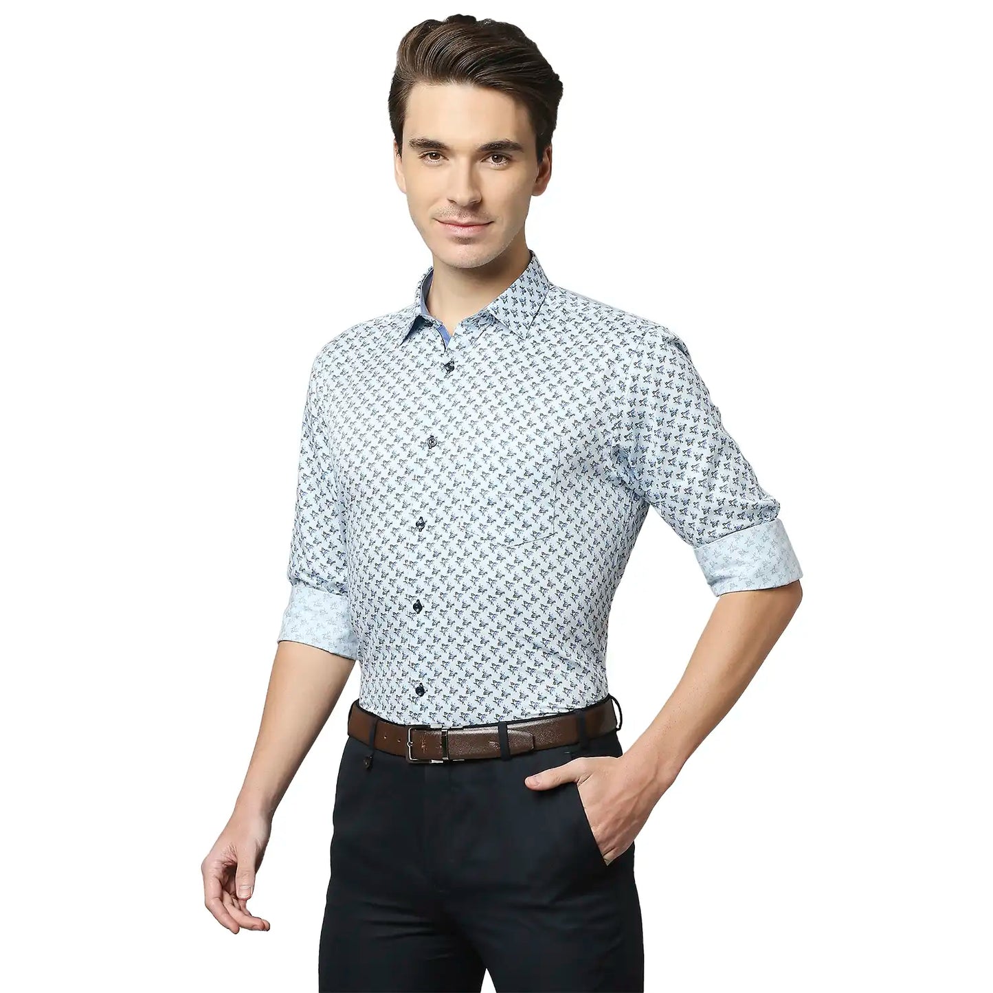 Park Avenue Light Blue Shirts