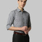 Park Avenue Men Blue Solid Slim Fit Cotton Shirt