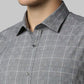 Park Avenue Men Blue Solid Slim Fit Cotton Shirt