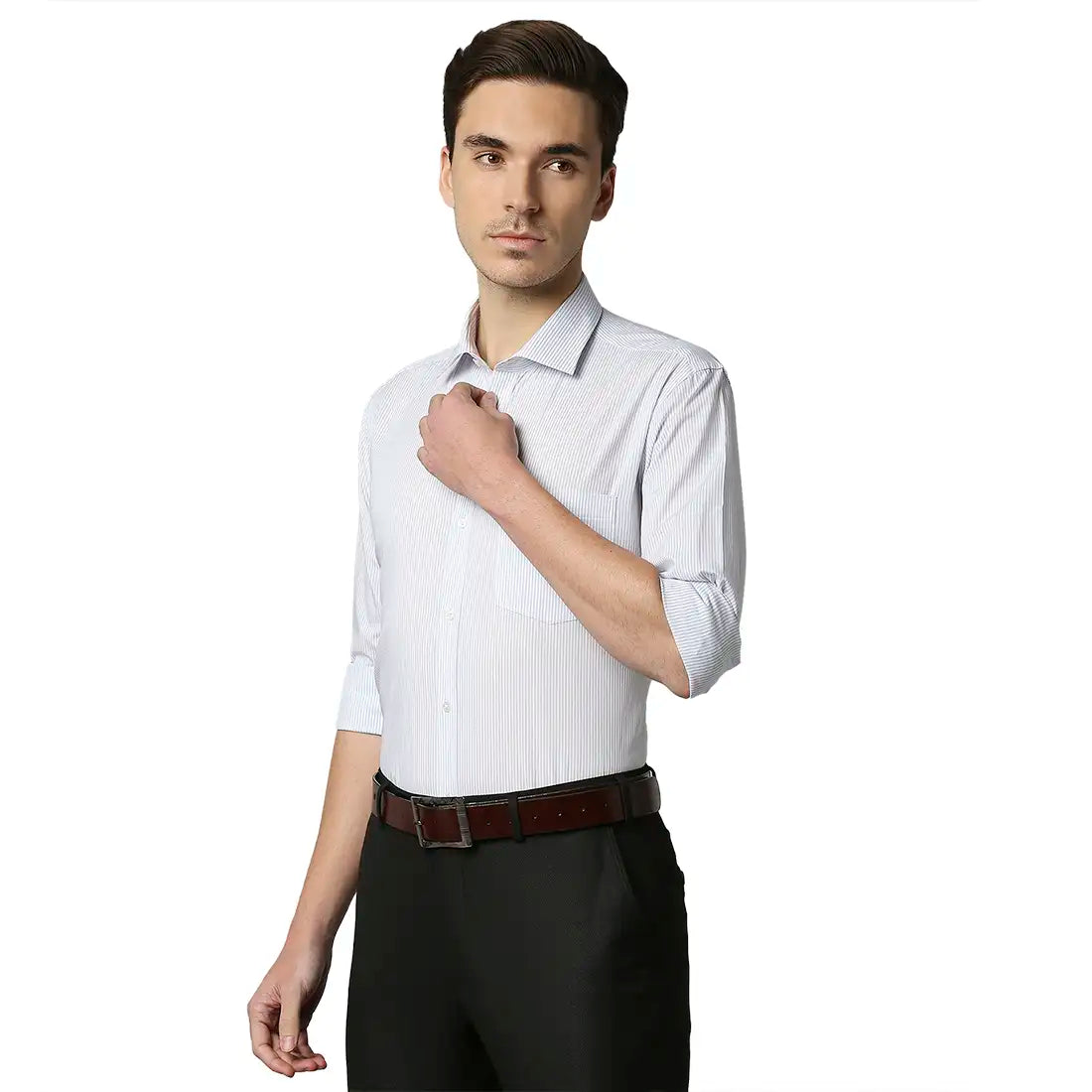 Men Slim Fit Medium Green Shirt