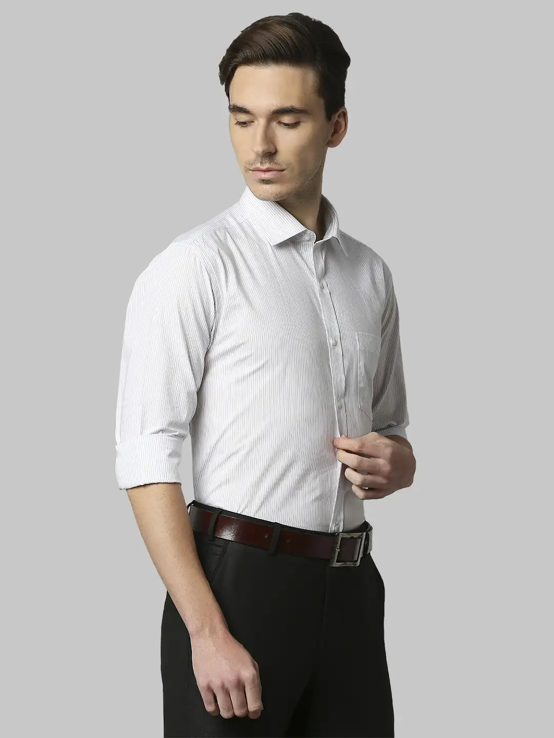 Men Slim Fit Red Shirt