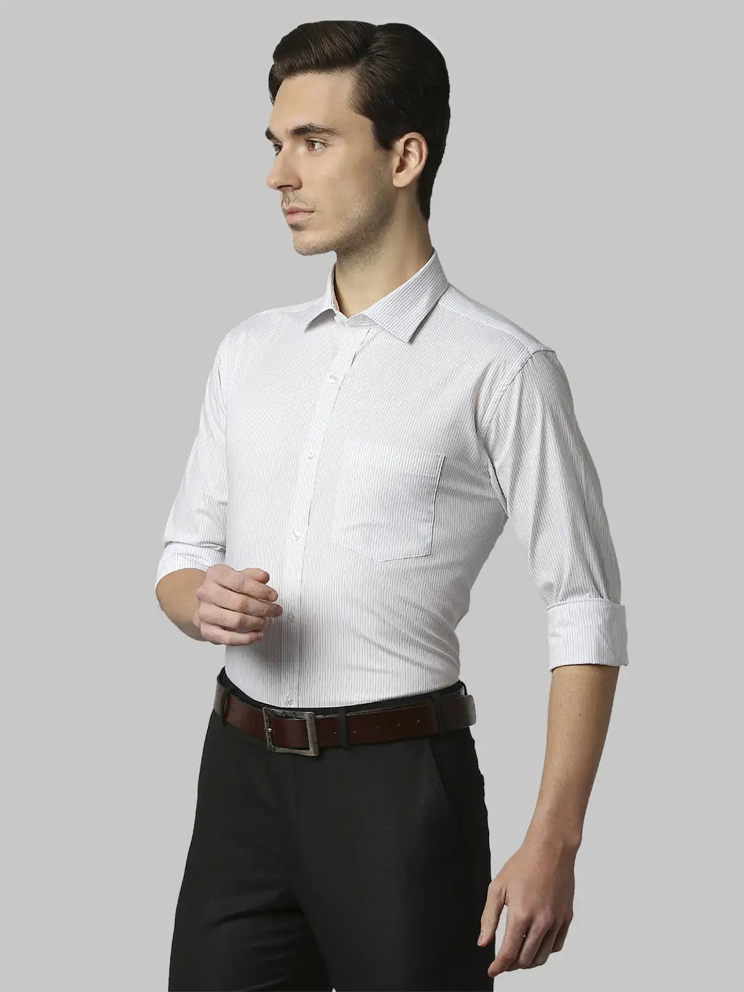 Men Slim Fit Red Shirt
