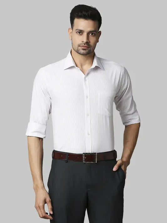 Men Slim Fit Green Shirt
