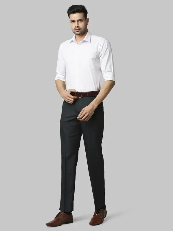 Men Slim Fit Green Shirt