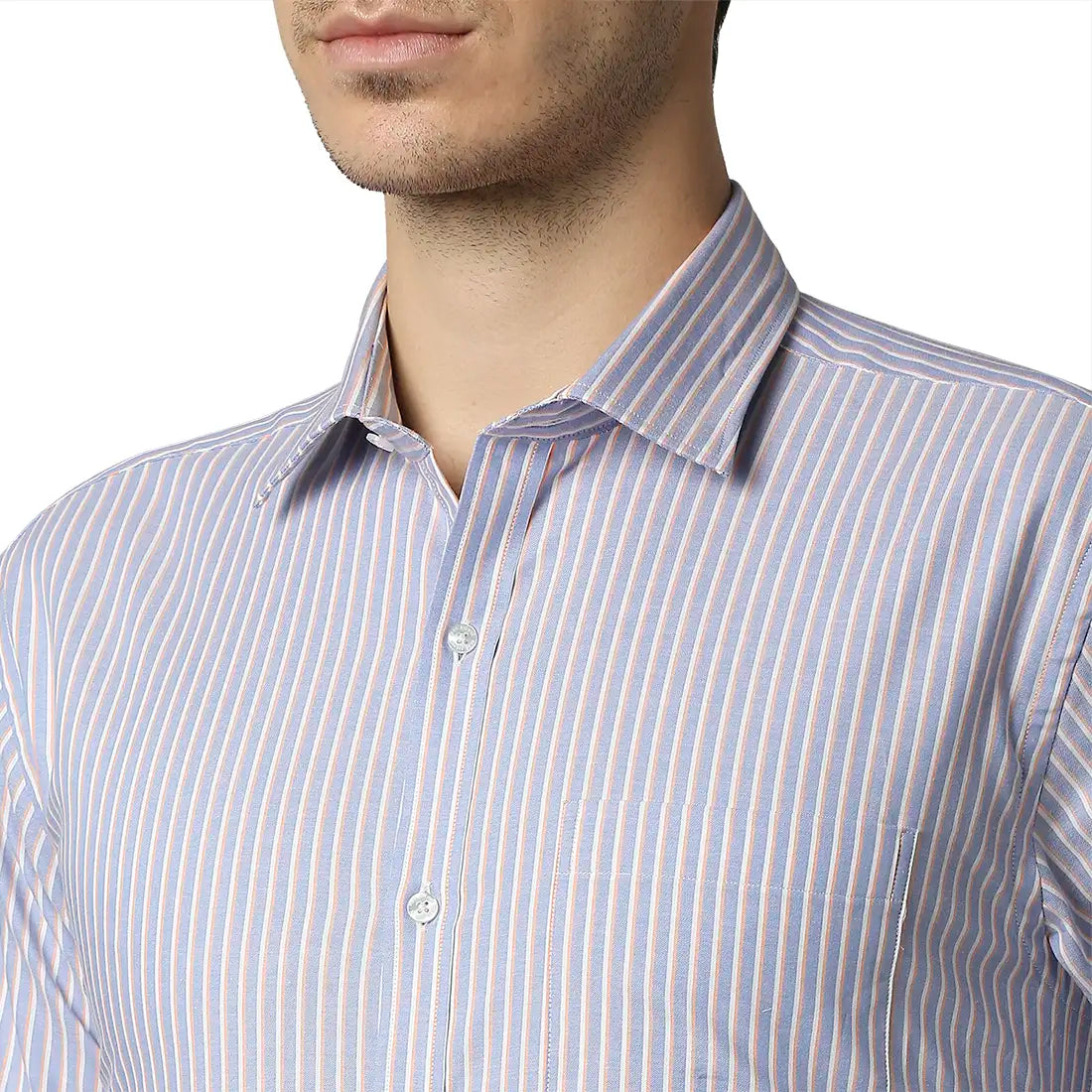 Men Slim Fit Medium Grey Shirt